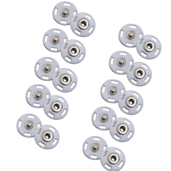 Tizuqe 10Pcs Plastic Snap Buttons Fasteners For Kids Clothing Jackets Sewing Project