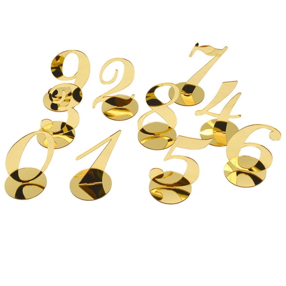 Tizuqe 10pcs Wedding Table Numbers for Reception Centerpiece Decoration Event Party