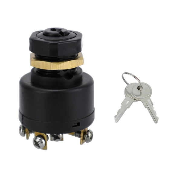 Tizuqe 12V Universal Car Auto 3 Position ON OFF Start Ignition Switches with 2 Key