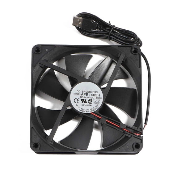 Tizuqe CPU Cooling Fan 140x140mm PC Server- USB CPU Cooler Radiator CPU Cooling Fan Replacement