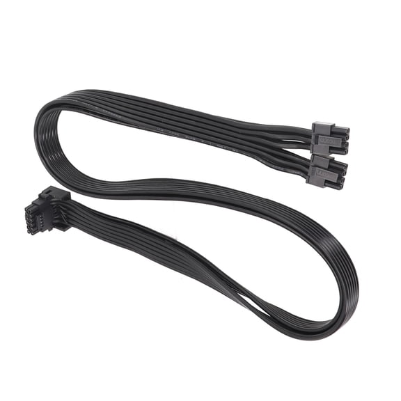 Tizuqe 16Pin Server GPU Power Supply Cable 2x8P to 12+4Pin Conversion Cord for Professional Gaming and Data Centers