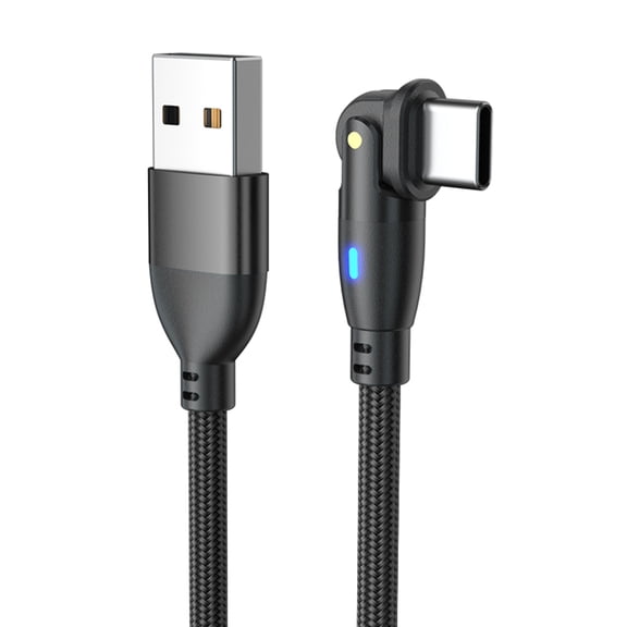 Tizuqe 180°Rotating USB to C Cable USB A to C Cable for Phone 15/16 Highly Speed 480Mbps Data Transfer and 3A Power Cable