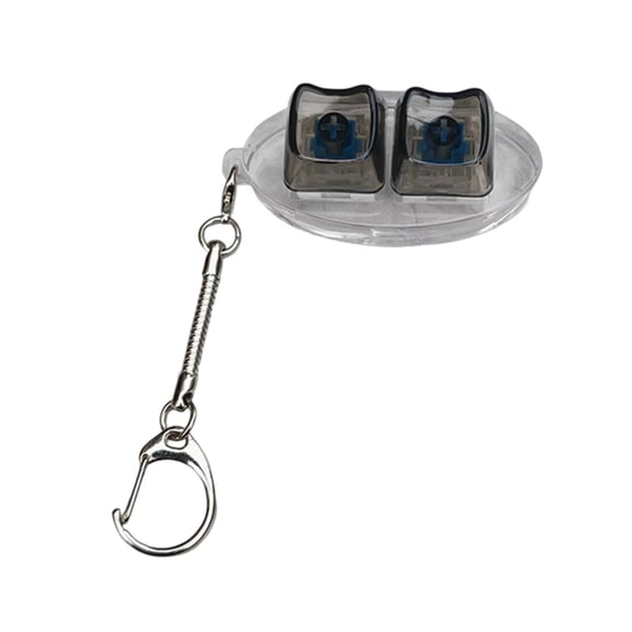 Tizuqe 2-Key Mechanical Keyboards Switches Tester 2 Clicky Keyboards Keychain For Stress Relief And Office Decoration