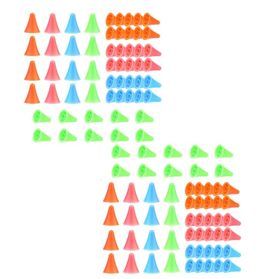 Tizuqe 2 Set Knitting Needle Point Protectors Needle Tips Stopper Stitching Stoppers