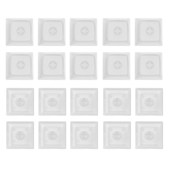 Tizuqe 20PCS Creative Keycap XDA Profile 1U 1X PBT Key Cover for Mechanical Keyboard