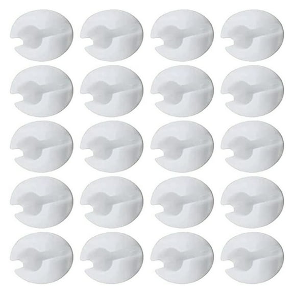 Tizuqe 20Pcs Beads Chain Stoppers for Home Curtain Adjustments Blind Beaded Chain Crimp Stops Limit Buckles for Roller Shade