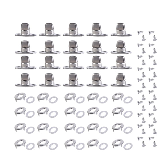 Tizuqe 20pcs Twist Lock Fasteners And Screws Portable for Canvas Installations