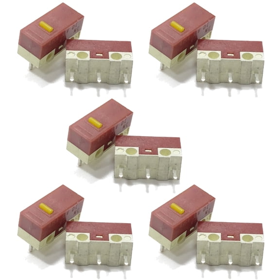 Tizuqe 2Pcs/10Pcs HUANO Original Mouse Micro Switch 30M Clicks Mice Micro Mute Button