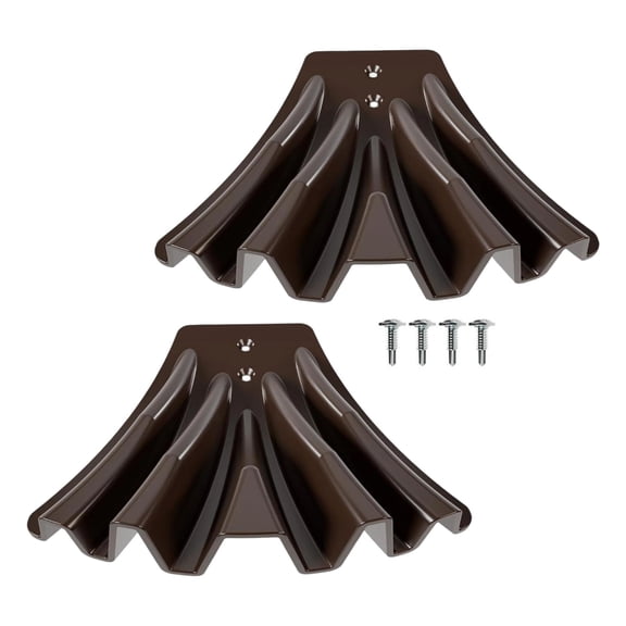 Tizuqe 2Pcs Gutter Downspout Extensions Wear Resist Rain Gutter Disperser Enduring