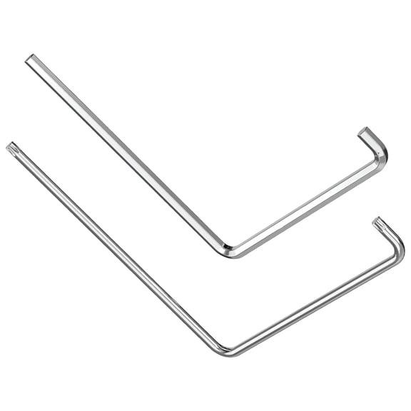 Tizuqe 2Pcs Heavy Duty Steel Steel Window Adjuster 4mm Curved Inside Hexagonal Wrench