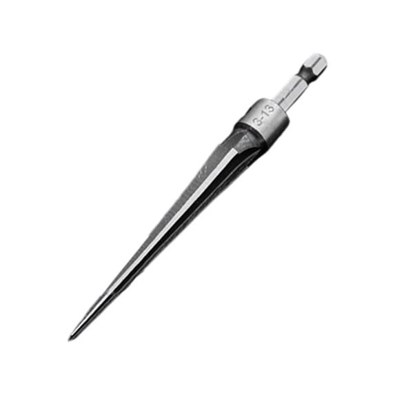 Tizuqe 3-13mm/5-16mm Alloys Steel Taper Reamer Round/Hexagonal Shank T-Handle Design for Machining Plastic Wood Metal Drilling