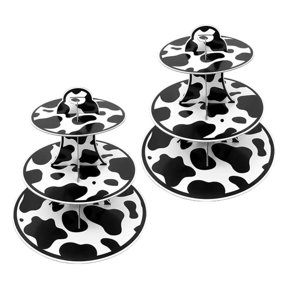 Tizuqe 3 Level Dessert Display Tower for Kids Birthday Celebration Cupcake Holder Stand