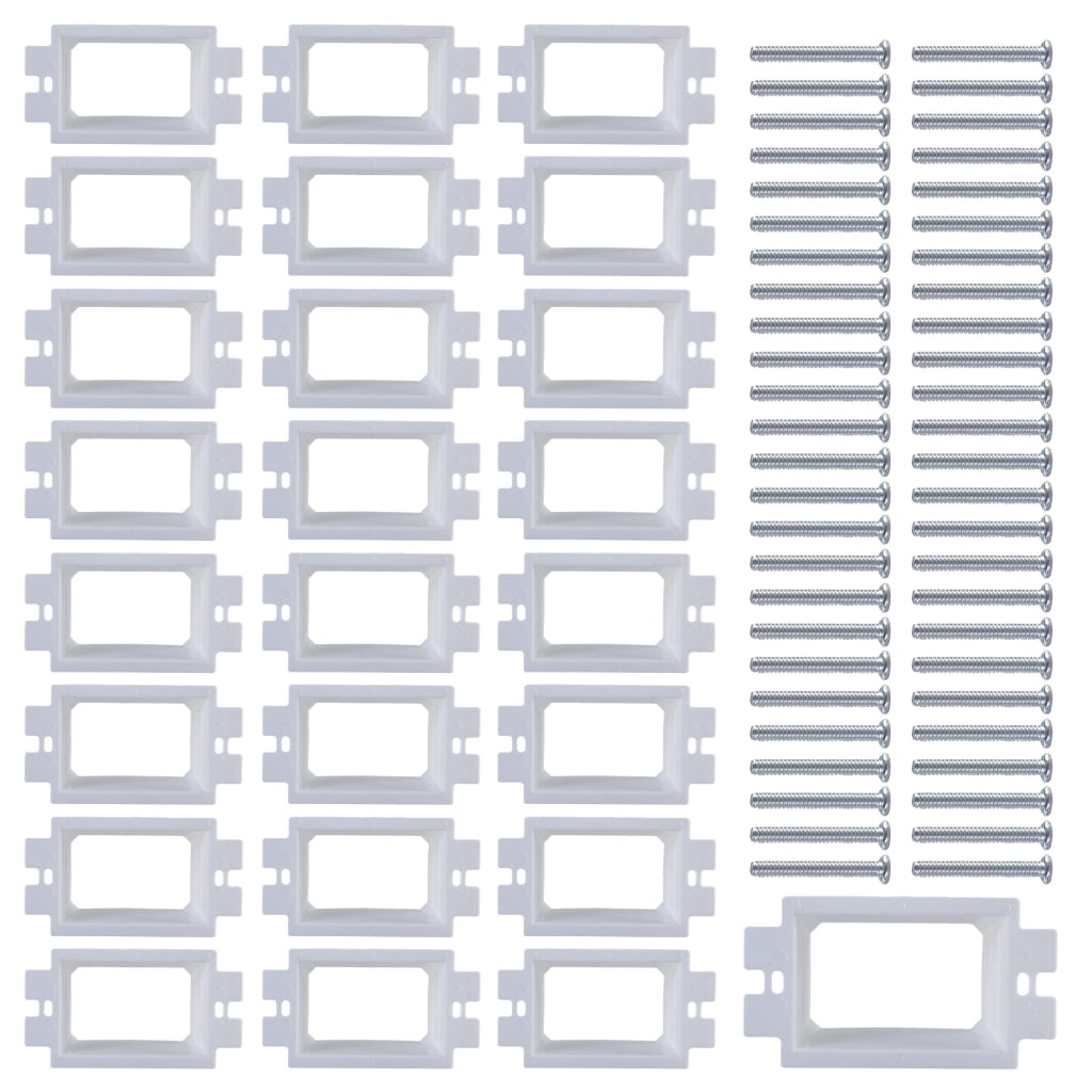 Tizuqe 30 set Electrical Box Extenders & Screws Upgrades for Single Gang Power Outlets