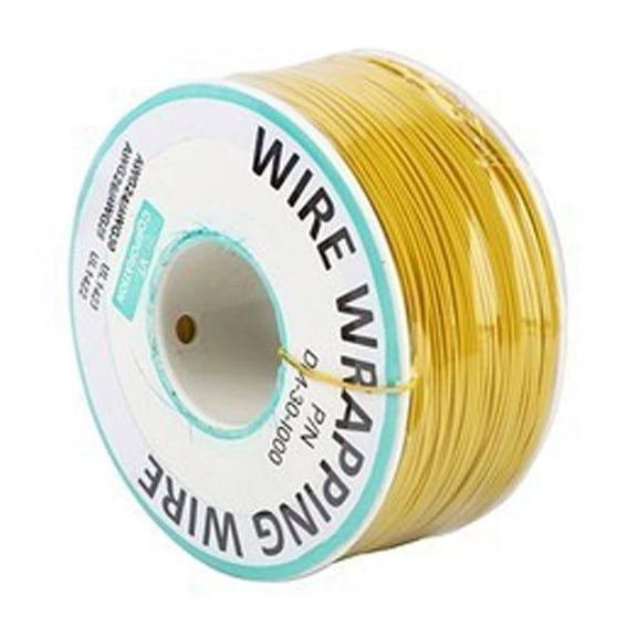 Tizuqe 30AWG Brass Wire Wire Wrap Cable 250m for Circuit Board Soldering & Repair