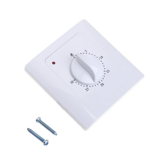 Tizuqe 30Minutes Mechanical Timer Switch Water Pump Timer Digital Timer Control Switch Mechanical Timer Swtich Plastic Material