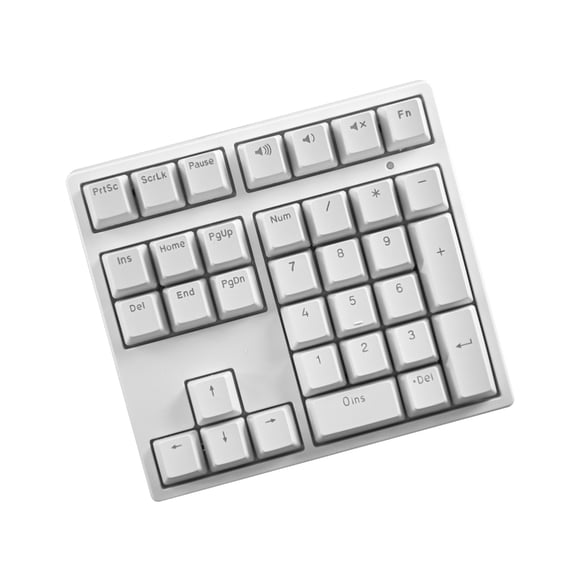 Tizuqe 34 Keys Numeric Keypad Ergonomic Lightweight Mini Digital Keyboard USB Number Keypad for Office Home PC Laptop