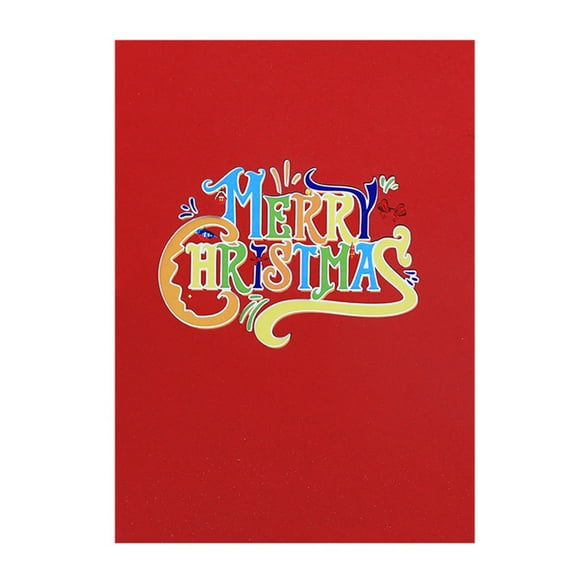 Tizuqe 3D PopUp Christmas Tree Card Greeting Card Beautiful Craftsmanship for Holiday Celebration Festive Gift Cards