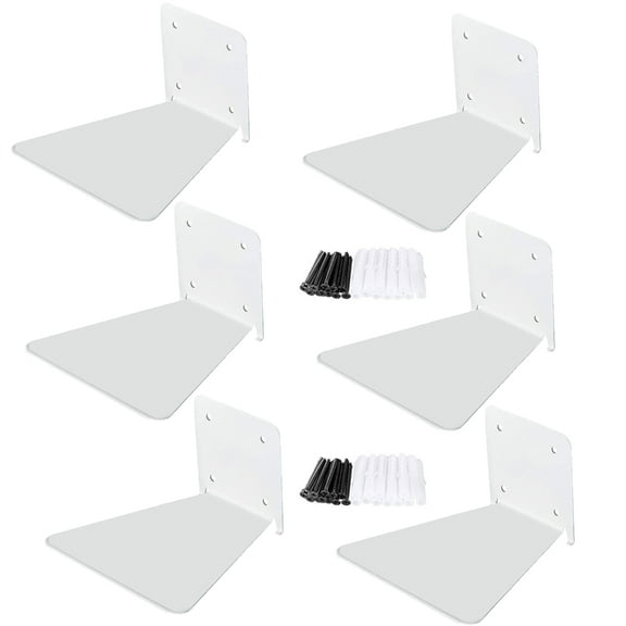 Tizuqe 3Pcs Wall Shelf Space Saving Easy Installation Floating Shelf Easy Installation