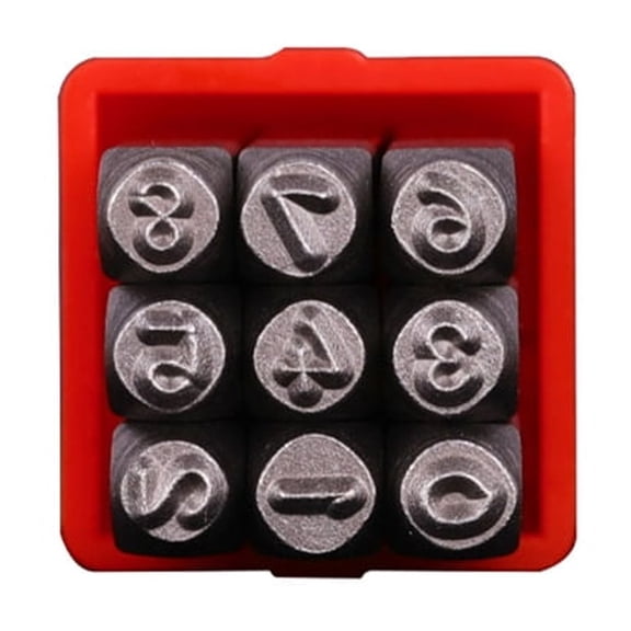 Tizuqe Professional Steel Letter Number Punches 3mm Stamper Embossing Tool