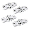 thumbnail image 1 of Tizuqe 4 Pcs Boat Strap Hinges 180° Folding Hinge Heavy Duty Flush Mount for Hatch Hinge Stainless Steel Rafting Boating Hardwa, 1 of 8