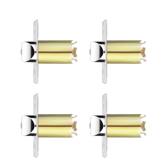 Tizuqe 4Pcs Locking Tongue Round Balls Door Knob Body Lock Cores Lockcase Repair Fittings