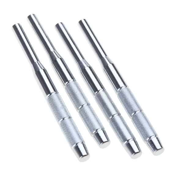 Tizuqe 4pcs/set Stainless Steel Multi Size Hollow End Roll Pin Tool Starter Punch Kits