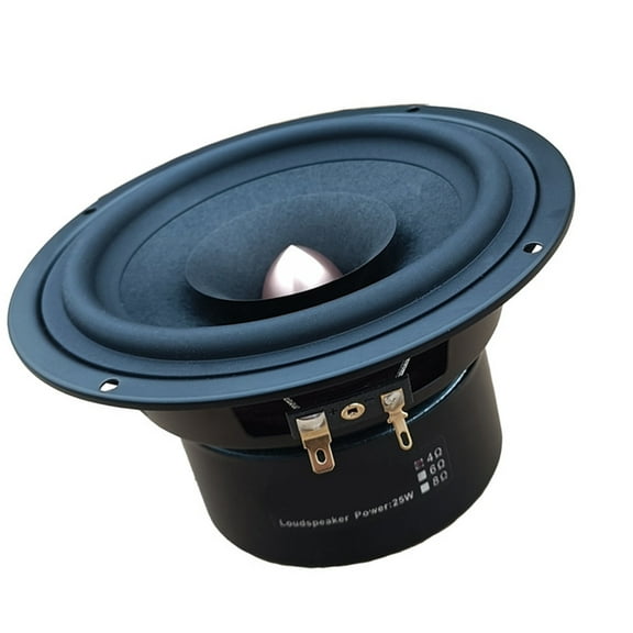 Tizuqe 5.25Inch Single 4Ohm Midrange Speaker for Home Theater and Music Systems