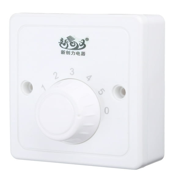 Tizuqe Universal Fan Rotary Switch 5 Gear Speed Controller Adjustable Control Switch