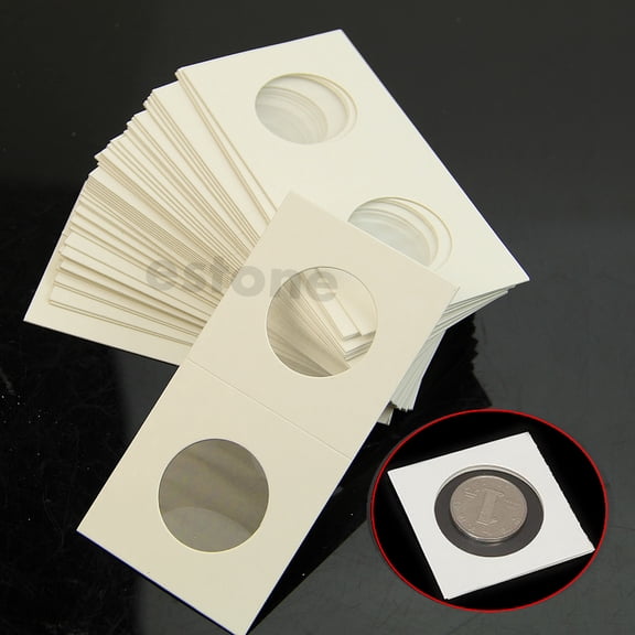 Tizuqe 50pcs 40mm Lighthouse Stamp Coin Holders Cover for Case Storage New