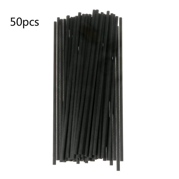 Tizuqe 50pcs 4mm Reed Diffuser Replacement Stick DIY Handmade Home Decor for Extra Thick Rattan Reed Oil Diffuser Refill Sticks