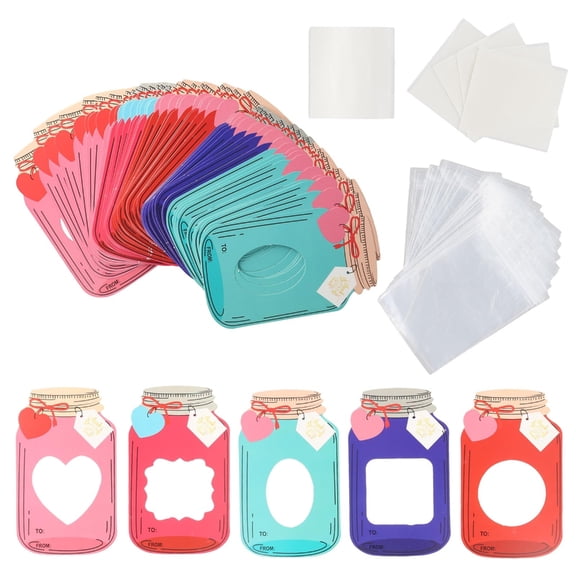Tizuqe Pack of 50 Valentines Card for Kids Funny Valentines Exchange Card Holiday Party Decorations for Classroom Graduations