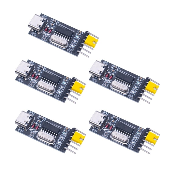 Tizuqe 5Pcs USB to Serial Module USB C to Serial Port Board Module CH340G Module