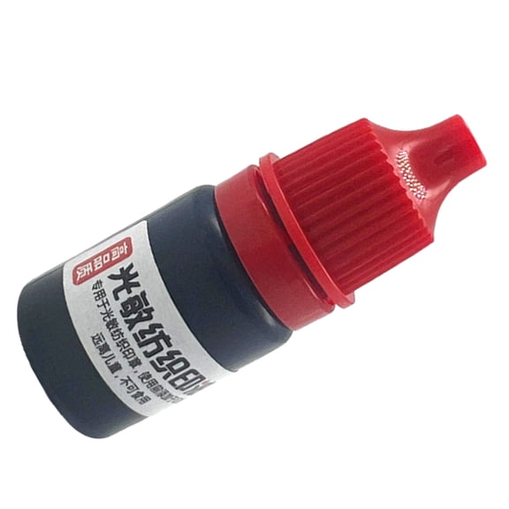 Tizuqe 5ml Special Ink Photosensitive Textile Clothes Ink Name Stamp Printing Clothing