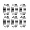thumbnail image 1 of Tizuqe 6 Pack Multifuntional Stainless Steel Round Rings Molds Double Rolled Rings, 1 of 6
