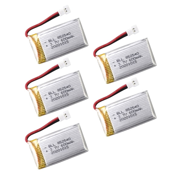 Tizuqe 600mAh 3.7V Li Battery High Capacity for SYMA X5C, X5SW, X5SC, X55 Models Extended Flying