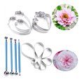 thumbnail image 1 of Tizuqe 7 Pcs Rose Petal Cutter and 4 Pcs Herbaceous Peony Cutter 4 Pcs Metal Ball, 1 of 9