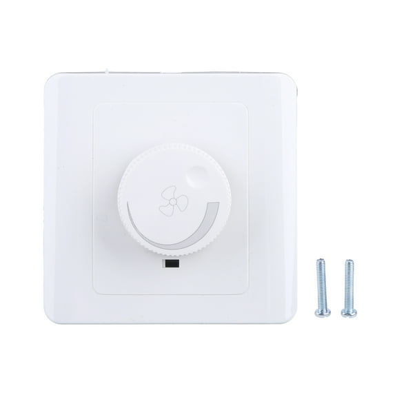 Tizuqe 86 Type Ceiling Fan Adjustment Stepless Speed Controller Wall Switch 220V 10A for 15-300W Dimmer