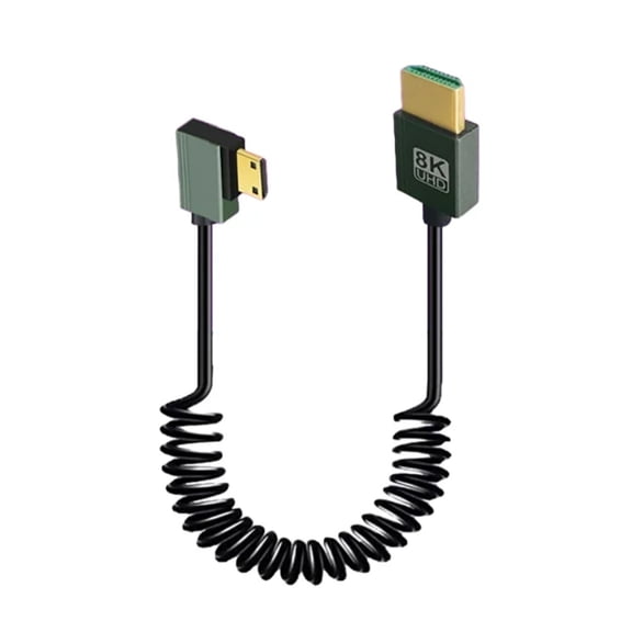 Tizuqe 8K Ready HDMIs To Mini HDMIs Extension Cable Ideal For Home Theaters Laptop