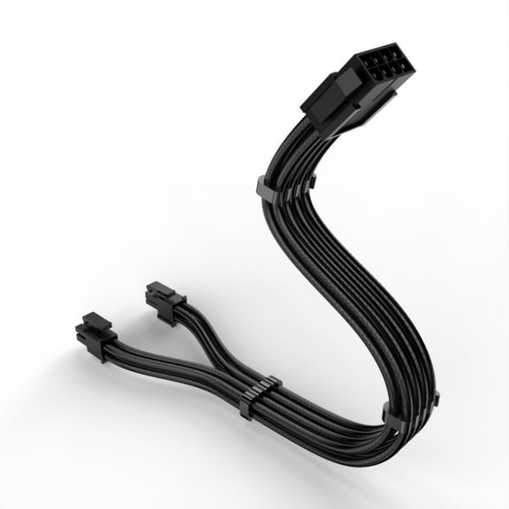 Tizuqe 8pin CPU Extension Cable, ATX12V CPU 8Pin Female to 8Pin (4+4) Male Adapter