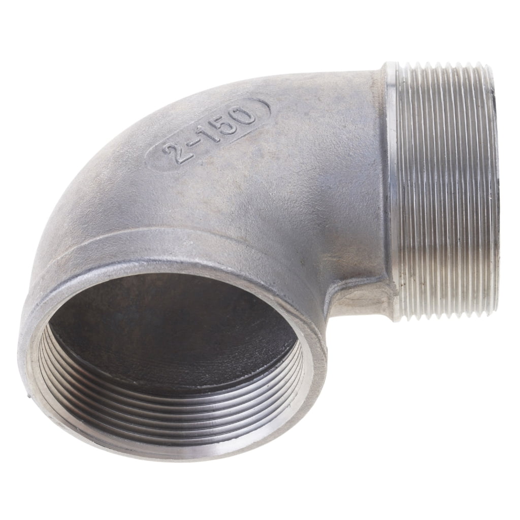 Tizuqe 90 Degree Cast Metal pipe Elbow 2 Inch Connector 90mm Length for ...