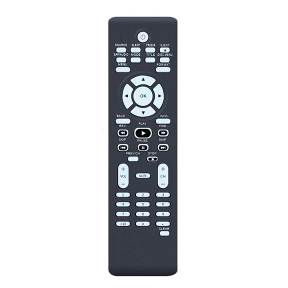 Tizuqe ABS Remote Controller for 32MF369B/F7 42MF339B/F7 32MD350B/F7 Comfortable Grip