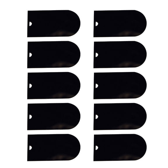 Tizuqe Acrylic Name Tags Pendant 10pcs/set DIY Gold Mirror Wedding Table Setting Mark