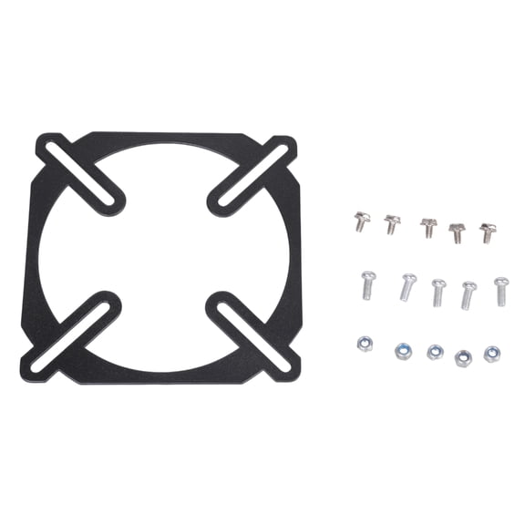 Tizuqe Adjustable Fan Adapter Frame For 6-12Inch Computer Hardware Metal Bracket With Enhances Stability