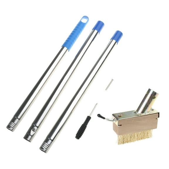Tizuqe Adjustable Length Weeds Removal Brush Stainless Steel Crack Weeder for Gardening