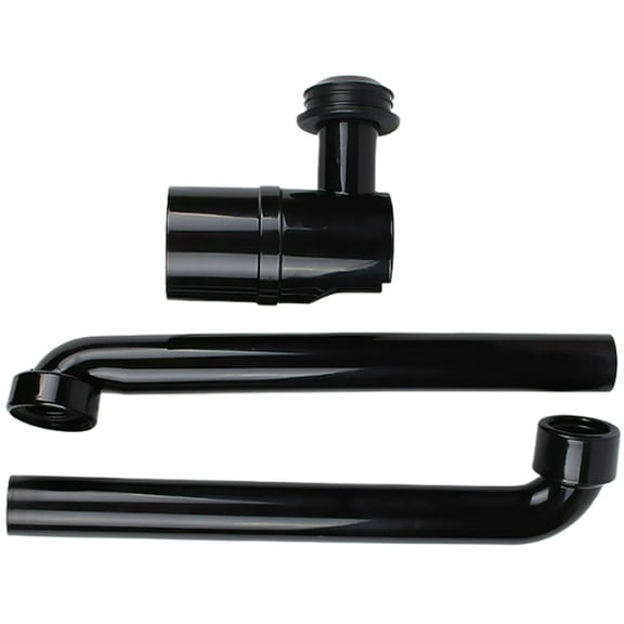 Tizuqe Adjustable Sink Drain Trap 1/4Inch Space Saving Sink Waste Trap Enduring