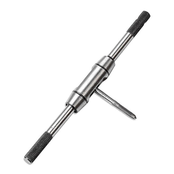 Tizuqe Adjustable Tap Wrench Handle Metric 2mm-8mm Thread Tap Holder Reamer Hand Tapping Tool Spanner for Machinist Repair Tool