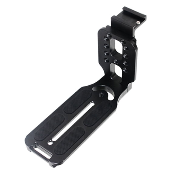 Tizuqe Aluminum Alloy L Bracket for Cameras Fill Lights Quick Release Plate Function