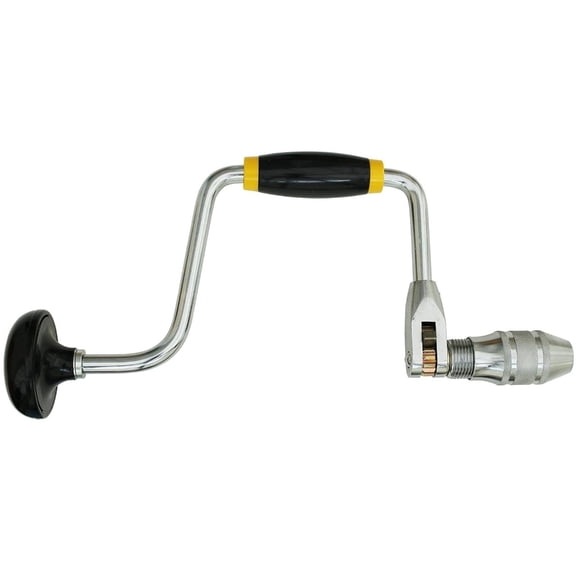 Tizuqe Aluminum Hand Crank Drill Portable Hand Crank Drill for Precise Drilling In Wood Metal & Acrylic for DIY Enthusiasts
