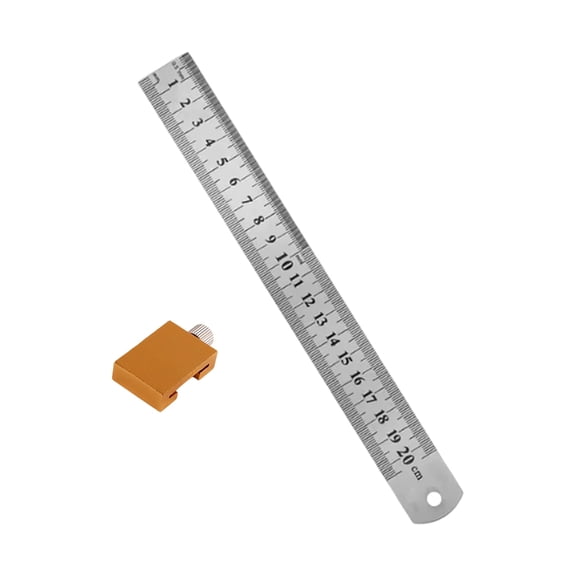 Tizuqe Aluminum Woodworking Layout Gauges with Positioning Block for Precise Measure