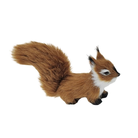 Tizuqe Simulation Squirrels Stuffed Plush Figure for Home and Office Decoration